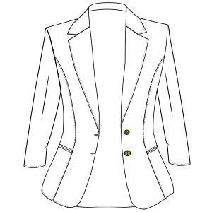 Fashion sewing patterns for LADIES Jackets Blazer 9400